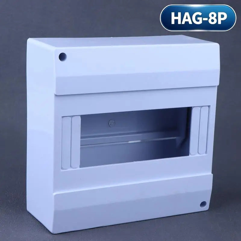 1-8P Flame Retardant ABS Circuit Breaker Surface Mount Enclosure Box