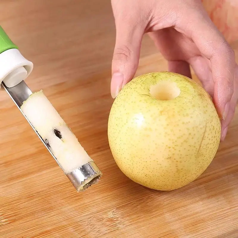 2-in-1 Stainless Steel Fruit Peeler & Core Remover Tool Fruit Peeler & Corer Nixie