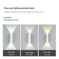 LED Motion Sensor Night Light RGB Dual USB Rechargeable Wall Lamp LED Motion Sensor Light Nixie A1