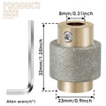 Diamond Stained Glass Grinder Bits Set – Brass Core 2-Pack Glass Grinder Bits Nixie Style 2