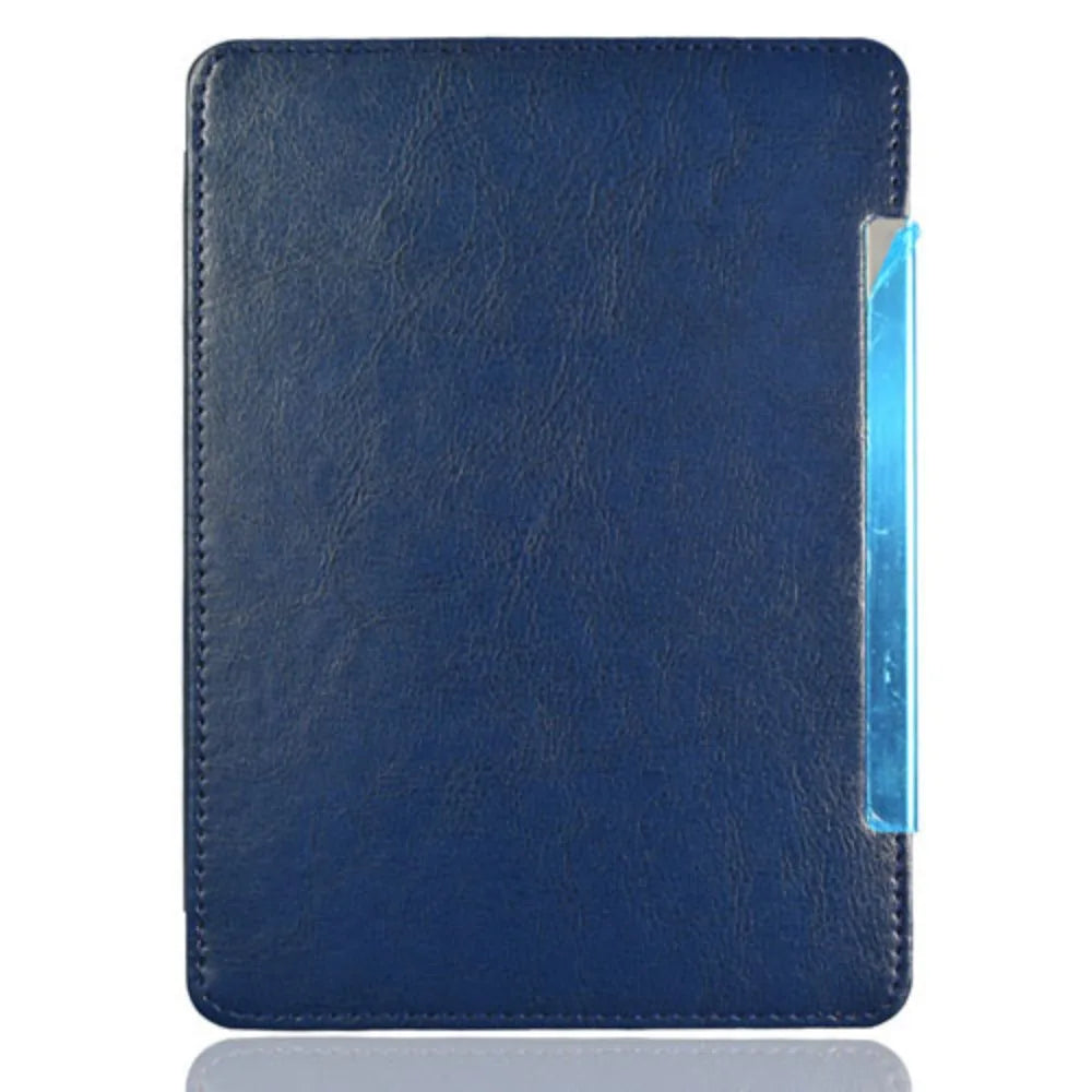 PU Leather Magnetic Folio Case for Kindle 4th/5th Gen D01100 E-Reader Folio Case Nixie Dark Blue