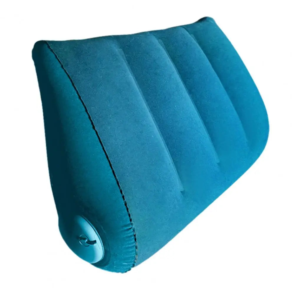 Inflatable Wedge Pillow – Portable, Built-In Pump, Posture Inflatable Wedge Pillow Nixie Blue Green