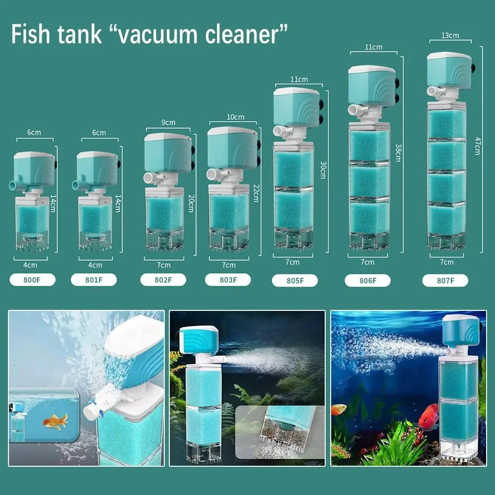 Aquarium Internal Sponge Filter – Oxygenation & Water Circulation Aquarium Sponge Filter Nixie