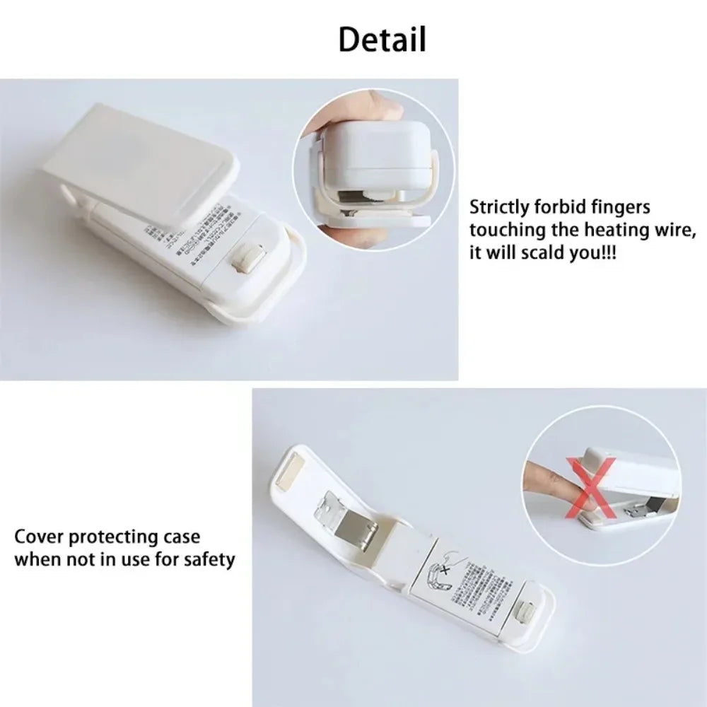 Mini Handheld Heat Sealing Machine for Snack & Food Bags Bag Sealing Machine Nixie