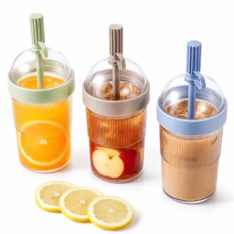 17oz Reusable Coffee Tumbler with Lid & Straw | Nixie Travel Mug Travel Tumbler Nixie