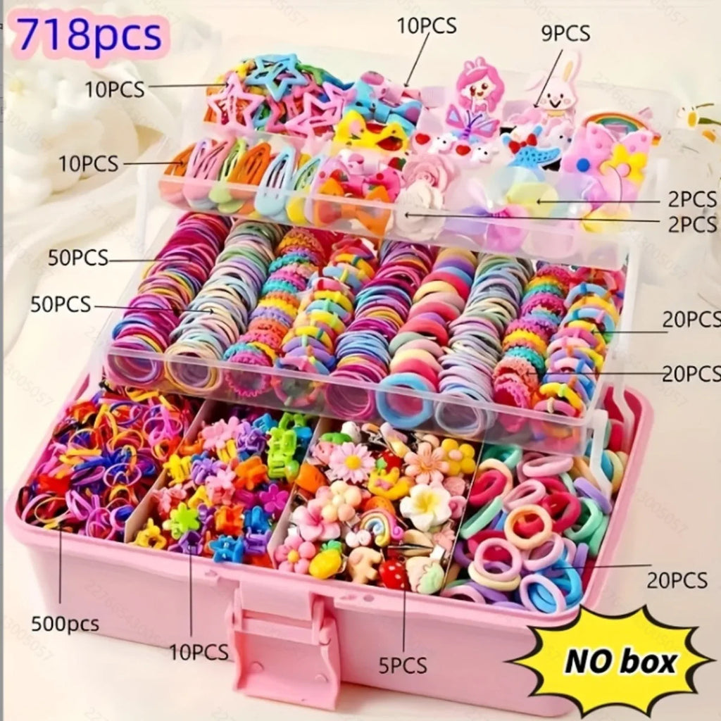 Girls' Sequin Butterfly Hair Clips Set 974 Pcs – BB Hairpins