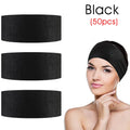 Disposable Facial Headbands Non-Woven SPA Wrap 10/50/100pcs