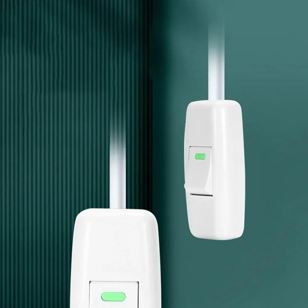 Boat Shape Inline ON/OFF Cord Switch for Table & Desk Lamps