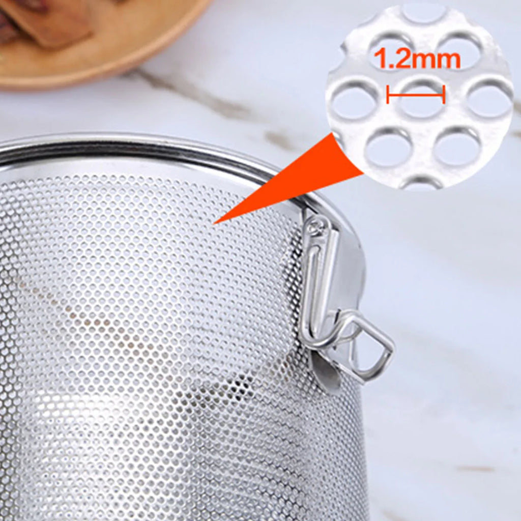 Stainless Steel Brine Basket Spice Strainer & Tea Infuser Cooking Strainer Basket Nixie
