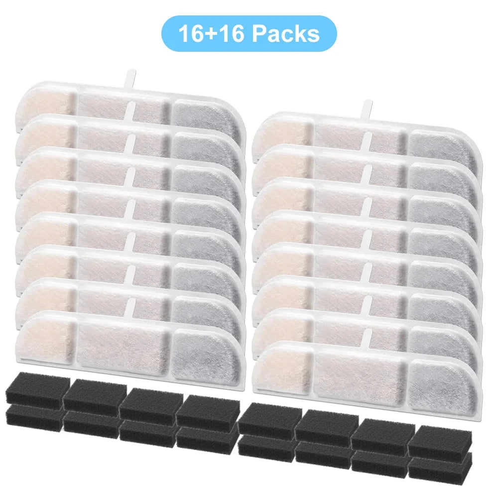 Activated Carbon Filter Cartridge for Cat Fountain WFP6 – 6/12 Pack Cat Fountain Filter Nixie