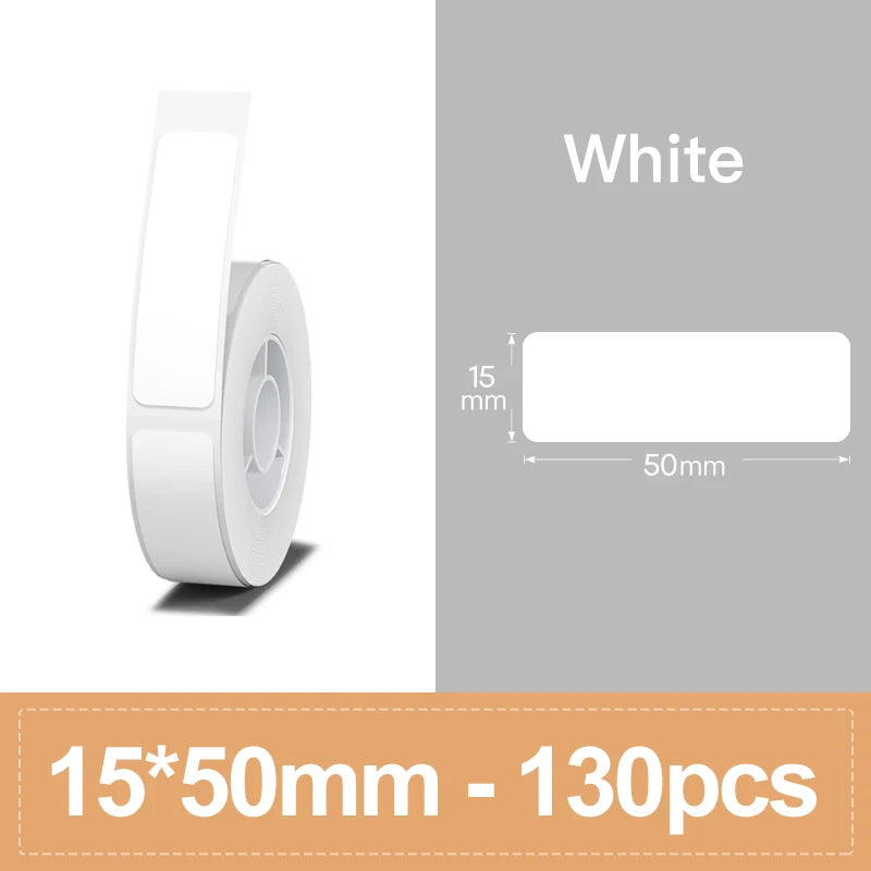 Niimbot Thermal Label Rolls for D11 D101 D110 H1 Printer Thermal Label Rolls Nixie White 15x50mm
