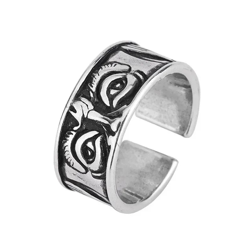 Nixie Owl Opening Ring – Punk Zinc Alloy Mood Tracker Ring Fashion Ring Nixie