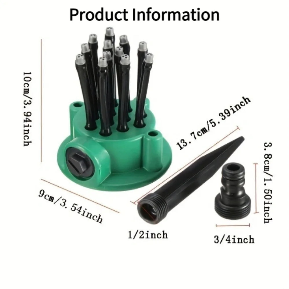 360° Rotating Garden Sprinkler – Auto Lawn Watering Nozzle Garden Sprinkler Nixie