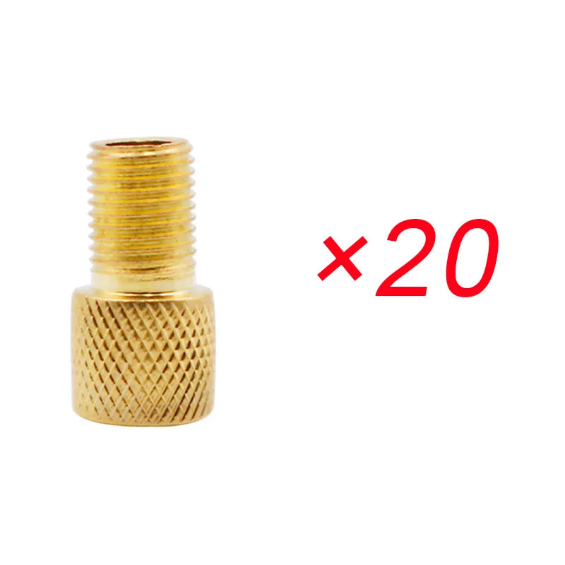Presta to Schrader Valve Adapter | Road Bike Tire Converter Bike Valve Adapter Nixie Grid GRAIN-20PC