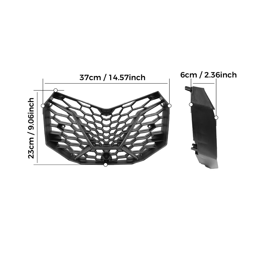 Can-Am Maverick X3 Black Front Radiator Mesh Grille 2017-2026 UTV Radiator Grille Nixie