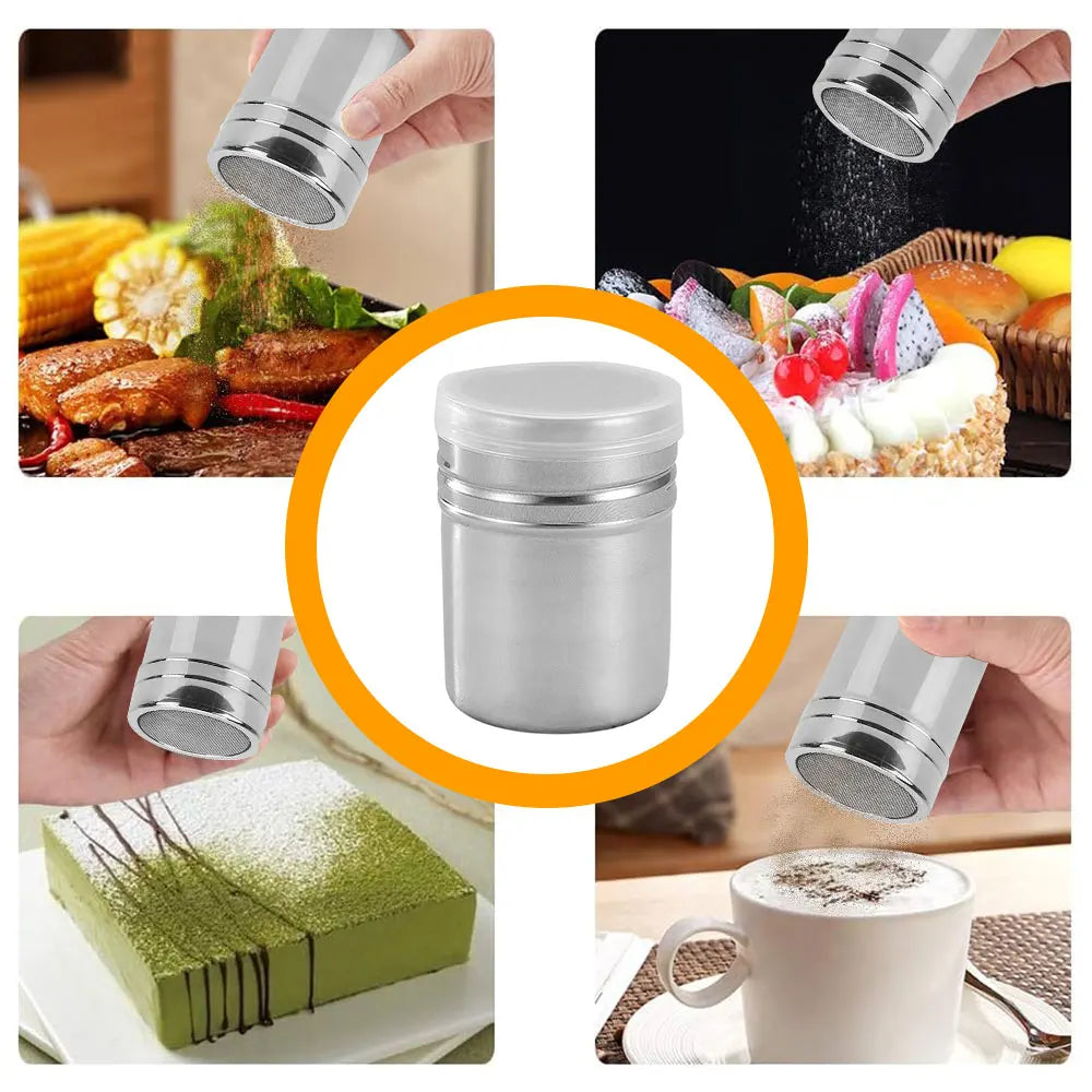Stainless Steel Spice Jars with Lids – Seasoning Storage Containers Spice Storage Jars Nixie