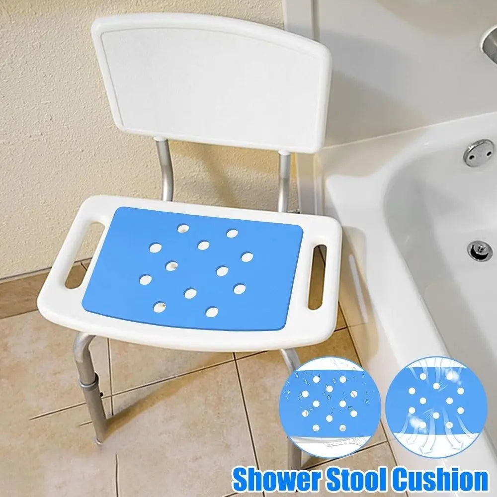 Non-Slip EVA Shower Stool Cushion | Anti-Skid Bath Seat Pad Bath Seat Cushion Nixie