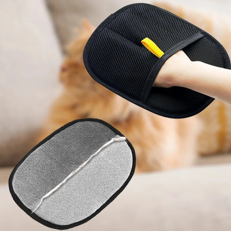 Pet Hair Removal Glove – Lint & Cat Hair Remover Tool Pet Hair Remover Glove Nixie