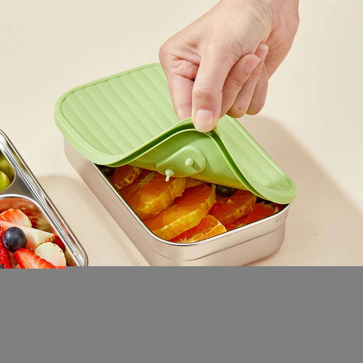 Nixie Stainless Steel Bento Lunch Box – Leakproof, Large Stainless Steel Lunch Box Nixie