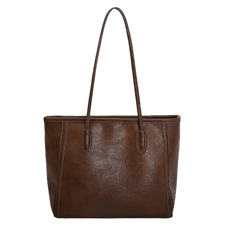 Large Capacity PU Leather Tote Bag for Women – Shoulder Bag Women's Tote Bag Nixie