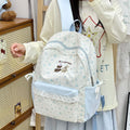 Japanese Cartoon Print Backpack for Girls – Cute School Bag Girls School Backpack Nixie Blue
