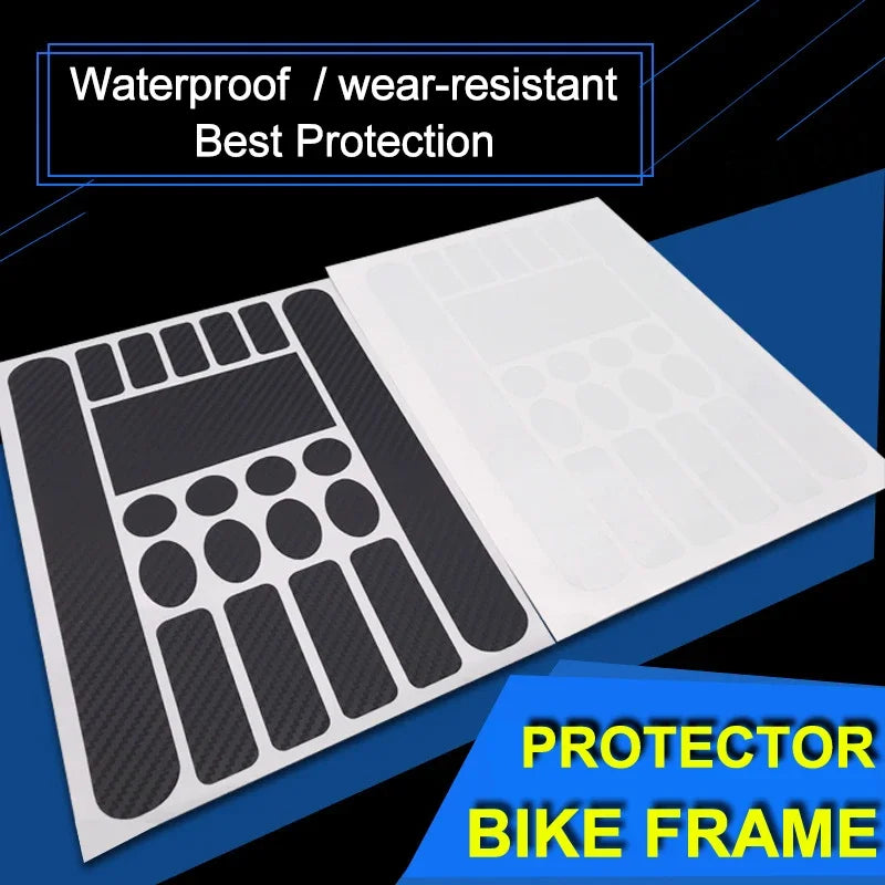 MTB Road Bike Frame Fork Anti-Scratch Protection Sticker Tape Bike Frame Sticker Nixie