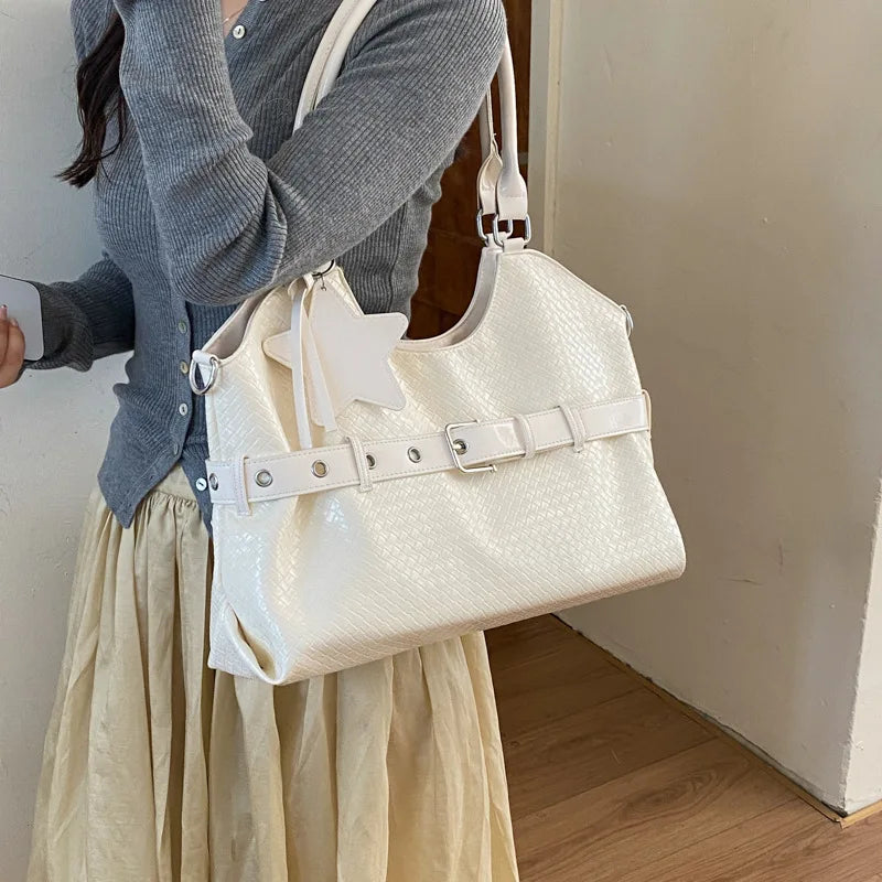 Nixie Morning 8 Large Capacity Soft Leather Tote Bag Women Women's Tote Bag Nixie