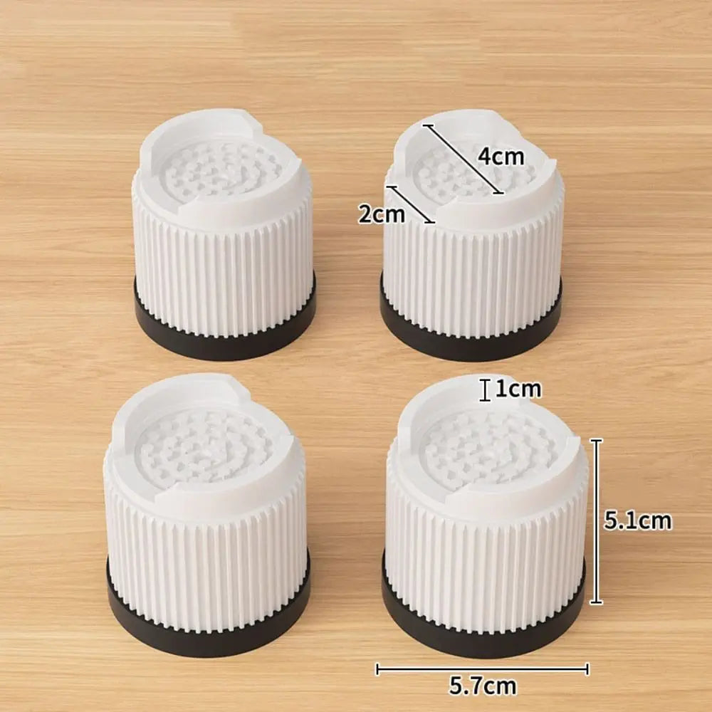 Heavy-Duty Silicone Furniture Risers & Non-Slip Bed Lifts Furniture Risers Nixie