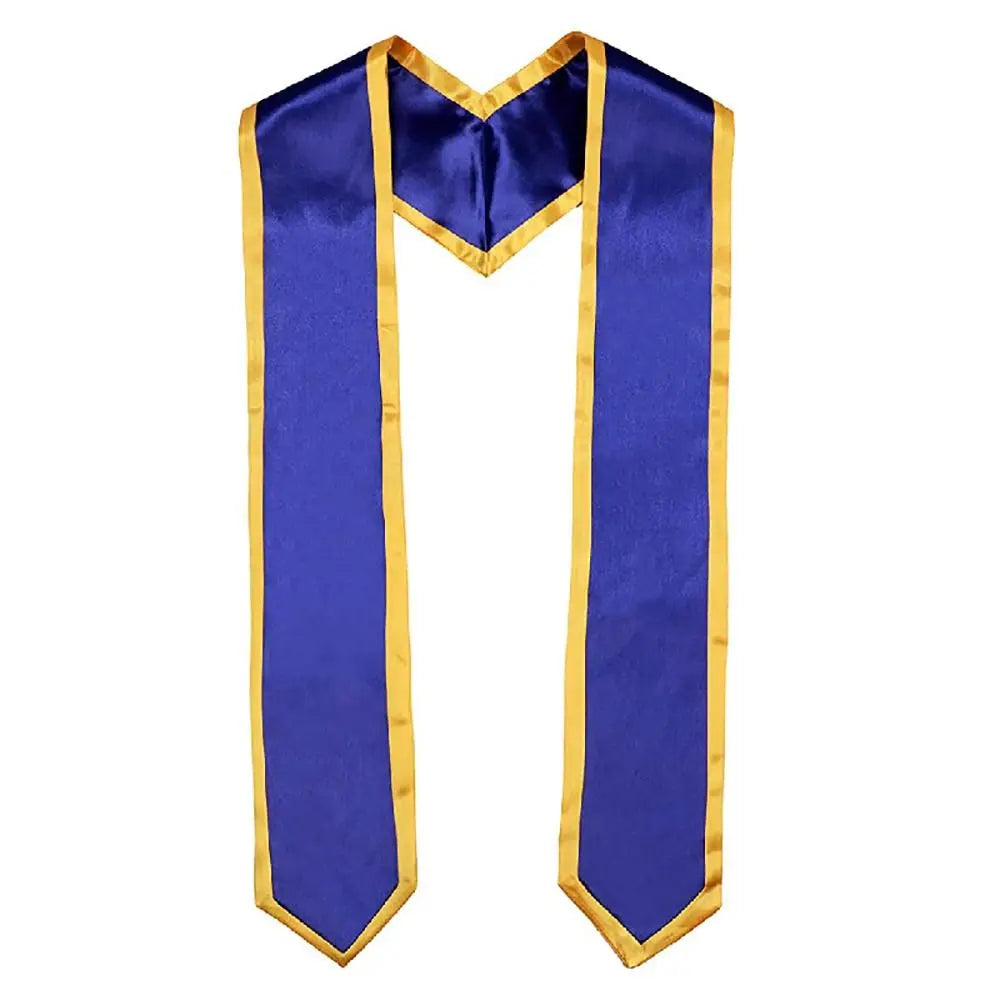 Black Graduation Stole Sash – Unisex Academic Honor Stole