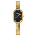 REBIRTH Women's Elegant Quartz Watch | Stainless Steel Band Women's Quartz Watch Nixie black