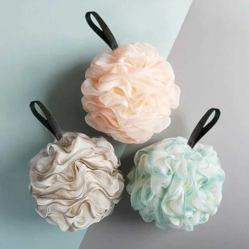 Large Mesh Bath Sponge Ball – Rich Lather Body Scrubber Bath Sponge Scrubber Nixie