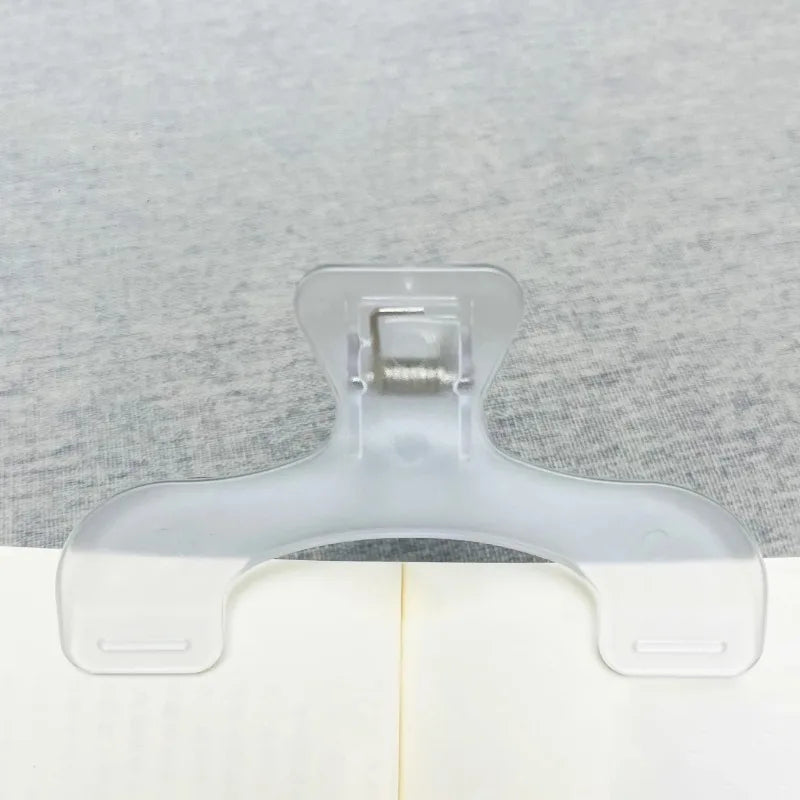 Kawaii Book Reading Clips – Frosted Transparent Page Holder Book Page Clip Nixie
