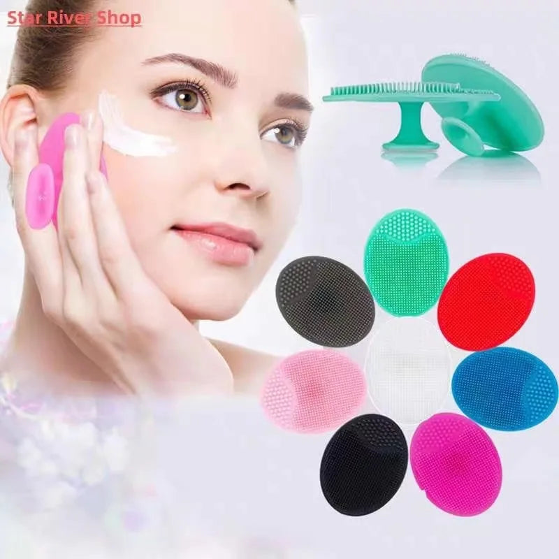 Silicone Face Brush – Manual Facial Cleanser & Exfoliator Facial Cleansing Brush Nixie