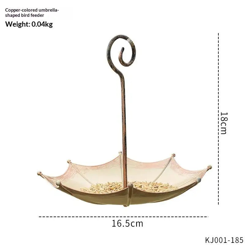 Heavy Duty Iron Hanging Bird Feeder with Large Tray – Garden Hanging Bird Feeder Nixie