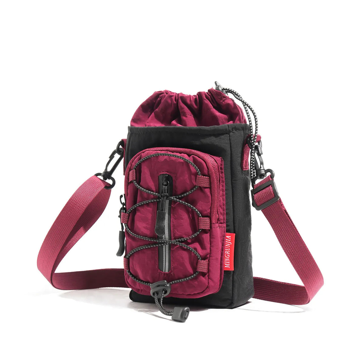 Nixie Outdoor Crossbody Bag – Water Bottle & Phone Holder Crossbody Bag Nixie Rose pink