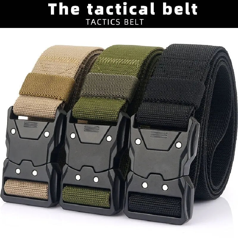 Unisex Tactical Quick-Buckle Elastic Outdoor Training Belt Tactical Elastic Belt Nixie