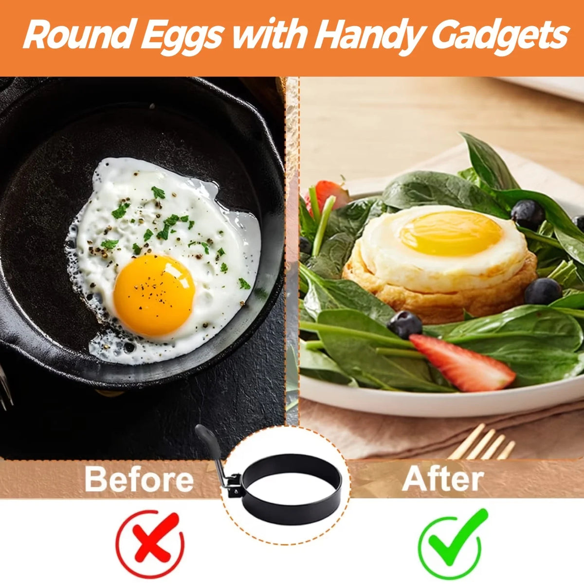 7-Cup Silicone Non-Stick Pancake & Egg Maker Mold