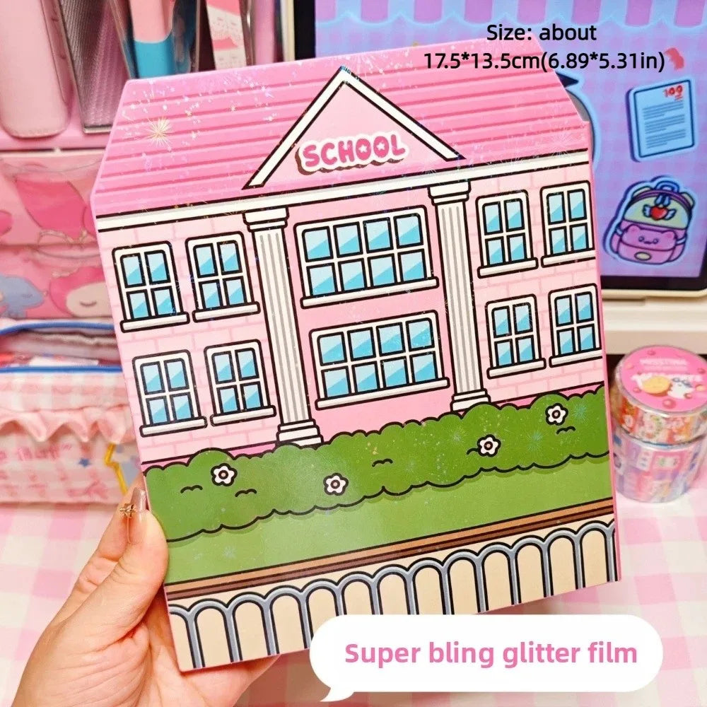 Cute 3D Cartoon PET Sticker Book – DIY Kids Holiday Gift Kids Craft Stickers Nixie