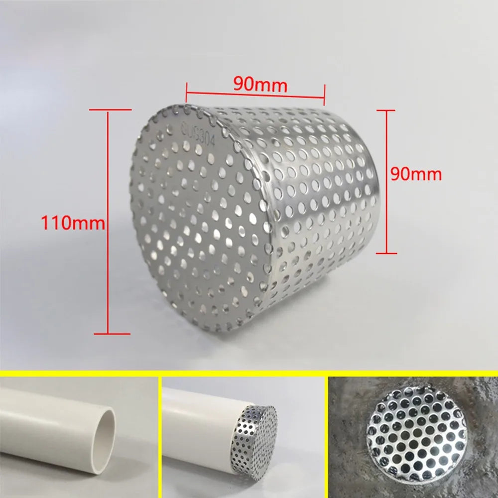 Stainless Steel Anti-Clog Floor Drain Strainer & Gutter Guard Floor Drain Strainer Nixie 7
