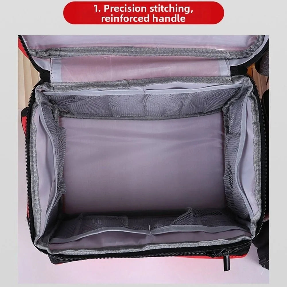 Travel Medicine Bag | Multi-Pocket, Waterproof, Adjustable Strap
