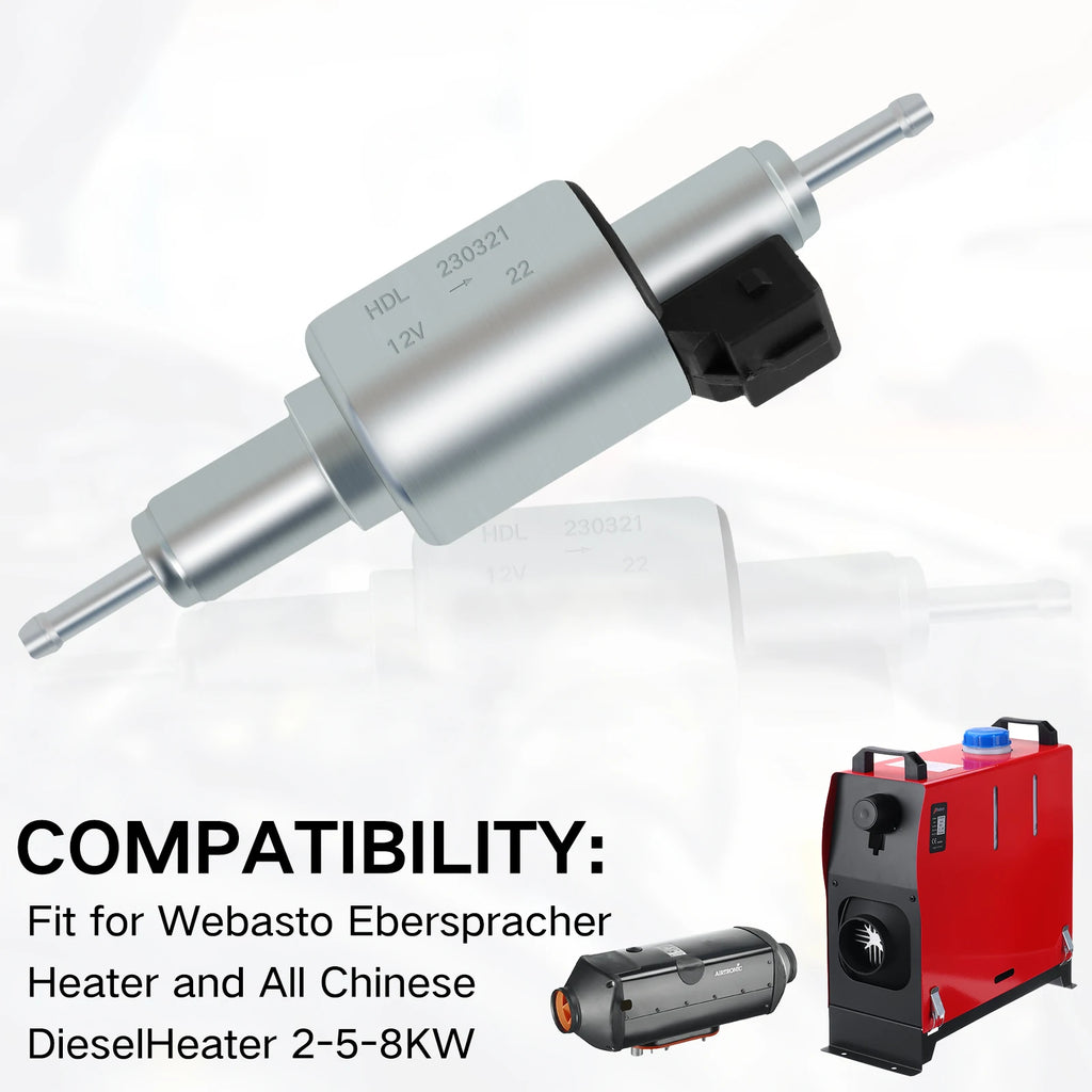 Car Diesel Heater Fuel Pump 12V 24V 22ML – Parking Heater Diesel Heater Fuel Pump Nixie