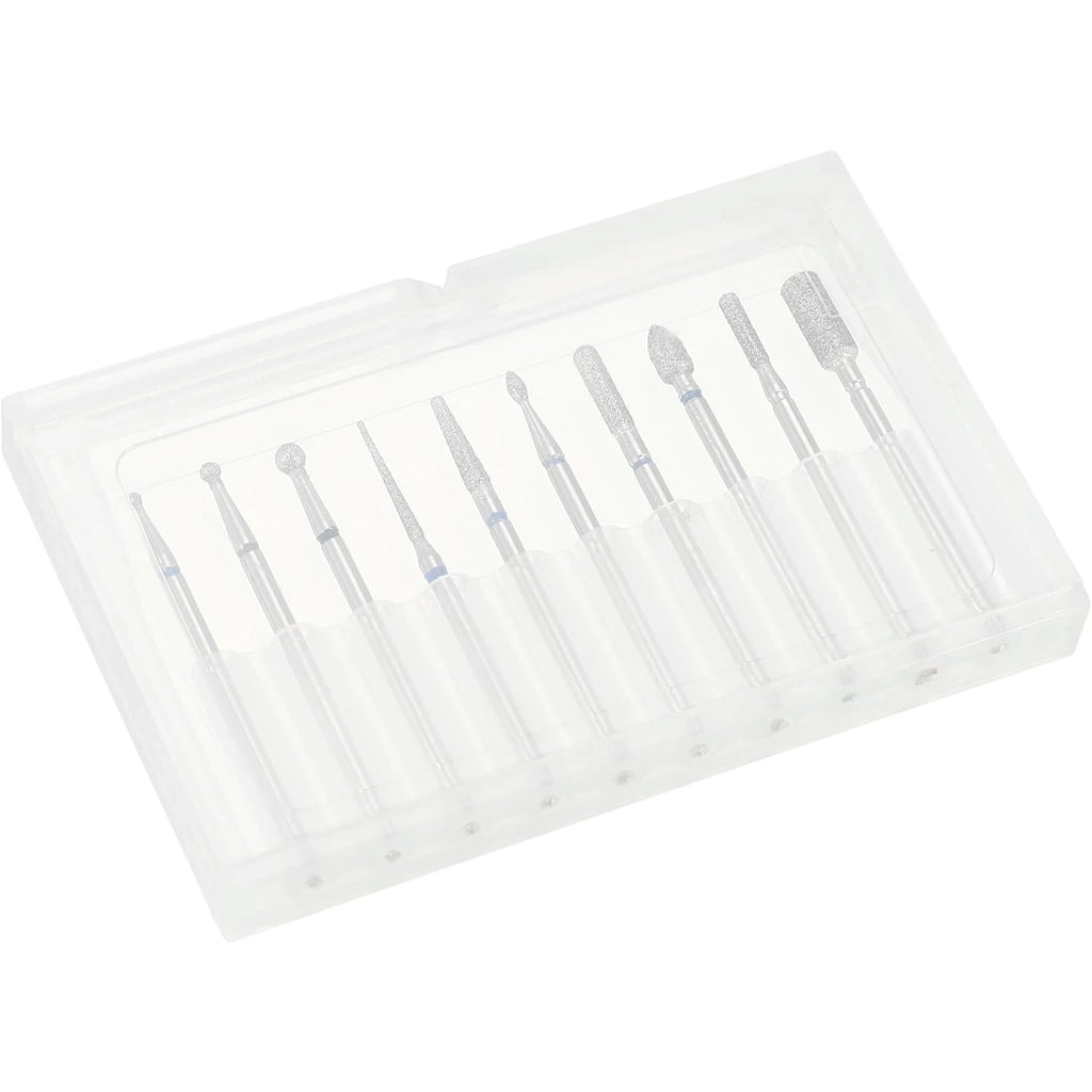10-Piece Tungsten Carbide Nail Drill Bit Set for E-File Nail Drill Bit Set Nixie