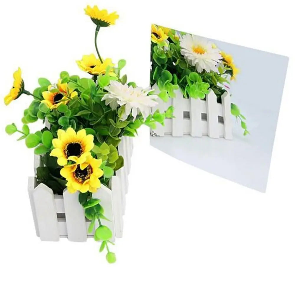 10pcs Square DIY Mirror Wall Stickers – Modern Home Decor