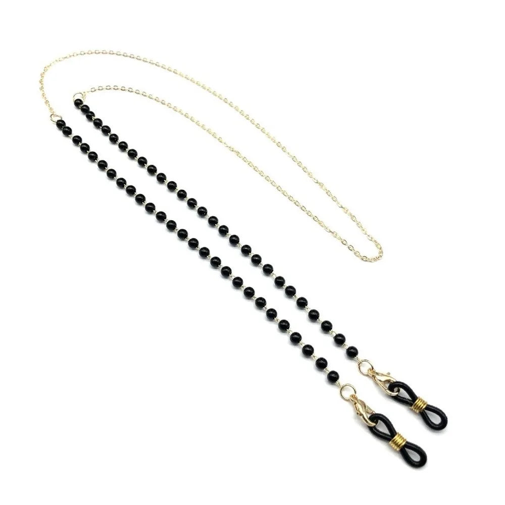 Flower Beads Eyeglass Chain Handmade Necklace Glasses Strap
