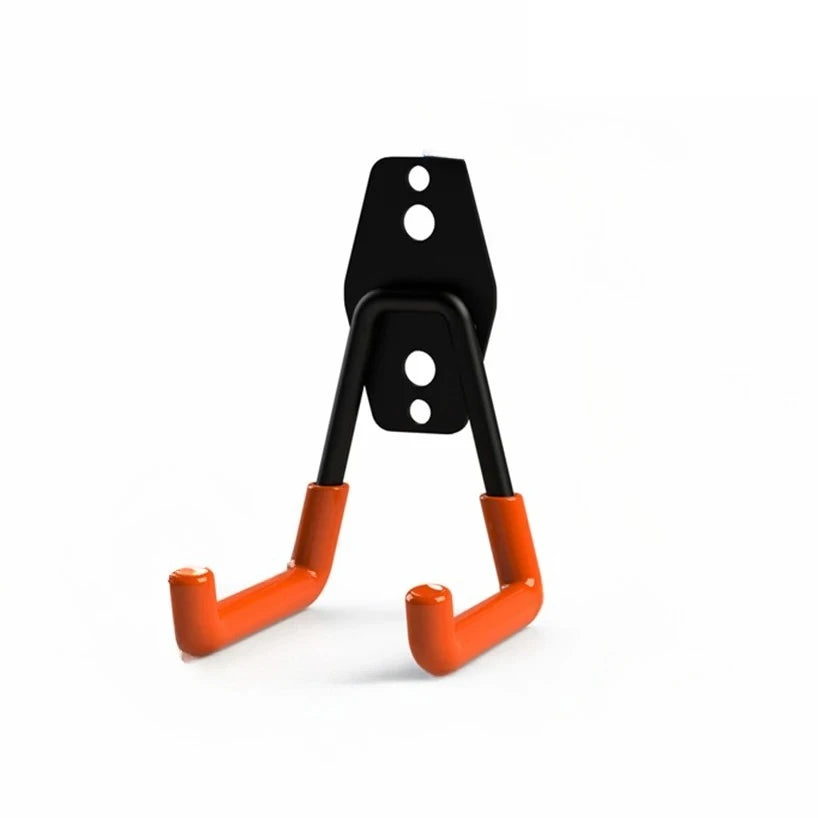 Heavy Duty Wrought Iron Wall Hook – Garage Bike & Tool Storage Garage Wall Hook Nixie Orange A