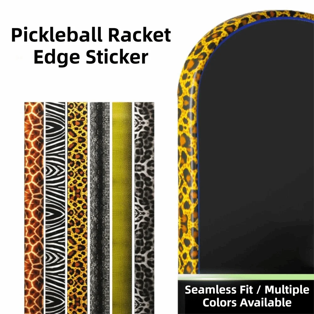Animal Print Pickleball Paddle Edge Guard Tape | TPU Scratch-Proof Paddle Edge Guard Nixie