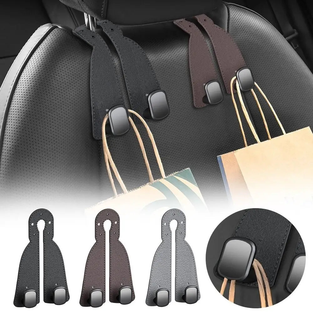 2-in-1 Car Headrest Hook Universal Seat Back Hanger Organizer Car Headrest Hook Nixie
