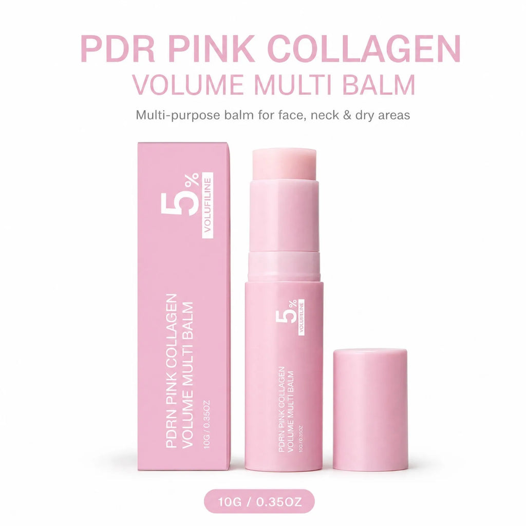 PDRN Pink Collagen Multi Balm Stick – Face, Neck & Eye Moisturizing Balm Stick Nixie