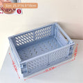 Foldable Storage Basket – Desktop, Kitchen & Home Organizer