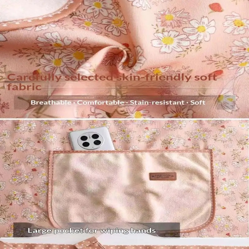 Women's Linen Cotton Half-Body Waist Apron for Kitchen Kitchen Waist Apron Nixie
